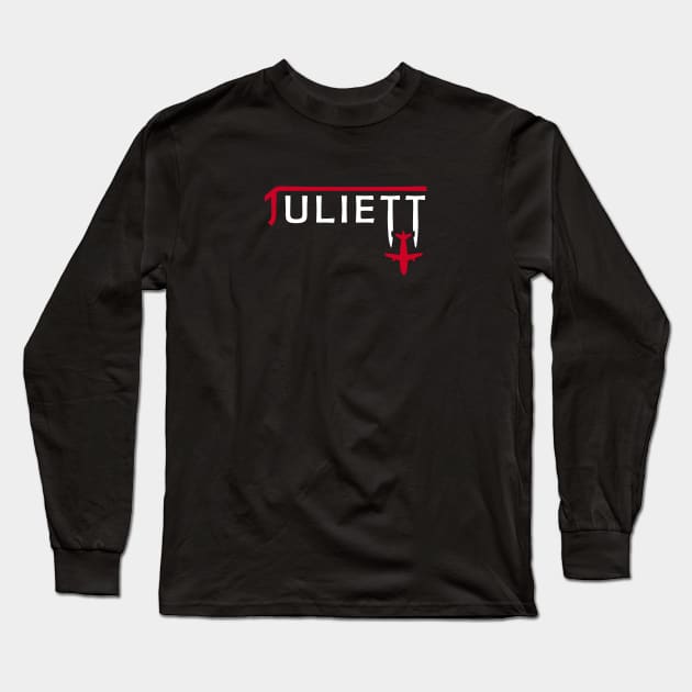 JULIETT Aviation Phonetic Alphabet Pilot Airplane Long Sleeve T-Shirt by For HerHim